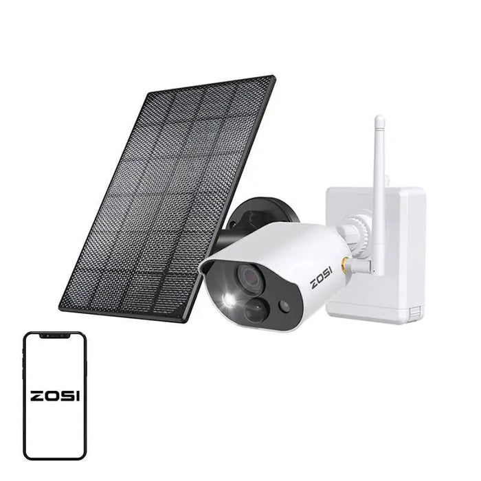 Outdoor IP camera with solar panel ZOSI C306Pro WiFi 3MP IP66 - IP cameras<<<Smart Home<<<InnproXML