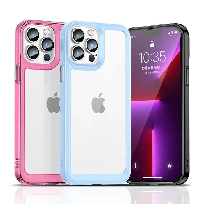 Outer Space Case Case for iPhone 13 Pro Max Hard Cover with Gel Frame Red - Cell phone cases and covers<<<HurtelXML