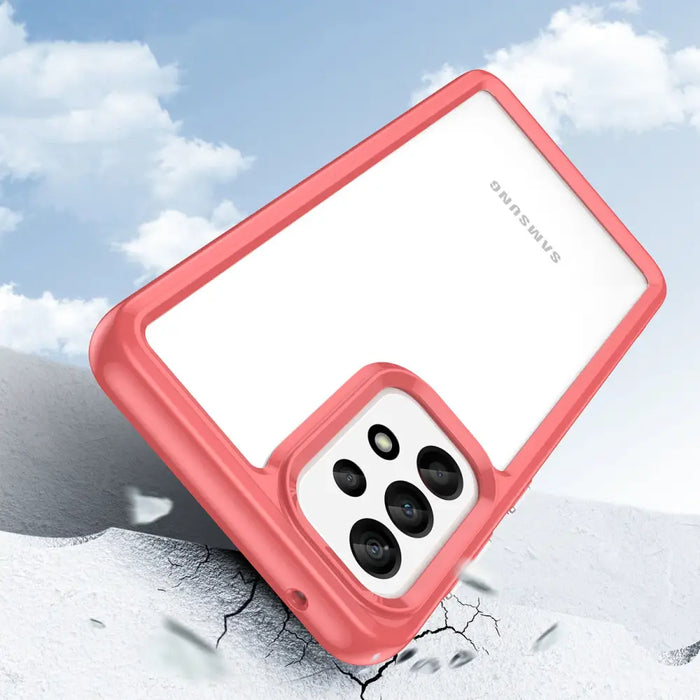Outer Space Case for Samsung Galaxy A33 5G cover with a flexible frame red - Cell phone cases and covers<<<HurtelXML