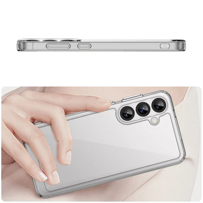 Outer Space Case for Samsung Galaxy A36 Cover with Flexible Frame - Transparent - Cell phone cases