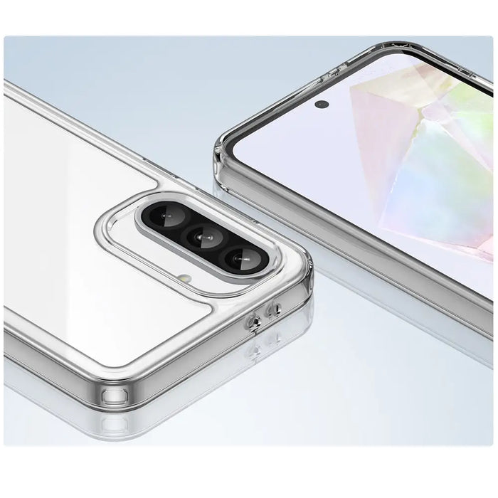 Outer Space Case for Samsung Galaxy A56 Cover with Flexible Frame - Transparent - Cell phone cases