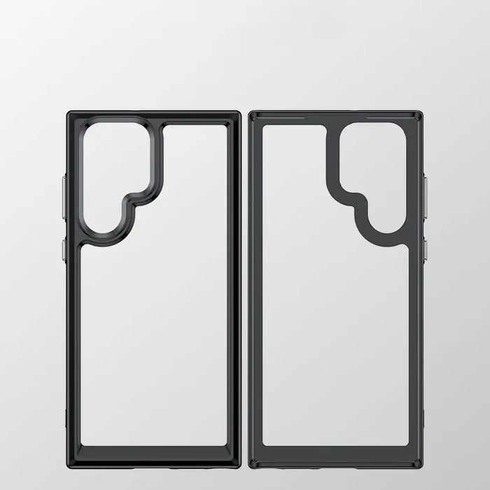 Outer Space Case Case for Samsung Galaxy S22 Ultra Hard Cover with Gel Frame Red - Cell phone cases