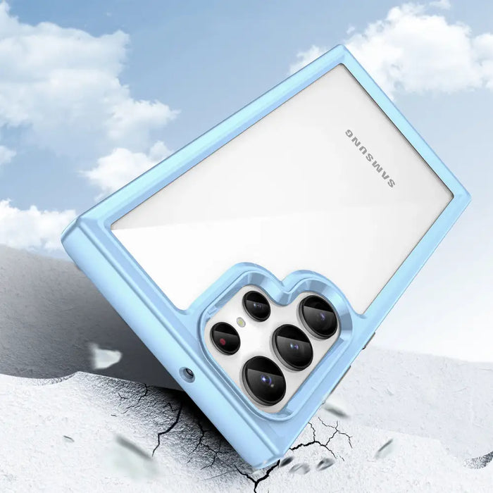 Outer Space Case for Samsung Galaxy S23 Ultra cover with a flexible frame blue - Cell phone cases and covers<<<HurtelXML