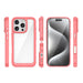 Outer Space Case with Gel Frame for iPhone 16 Pro - Red - Cell phone cases and covers<<<HurtelXML