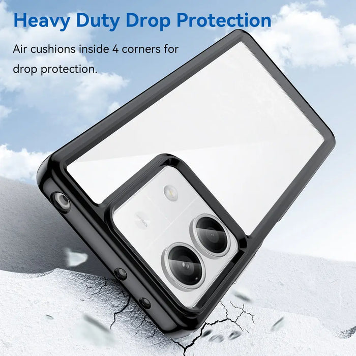 Outer Space Case with gel frame for Xiaomi Redmi Note 13 5G - black - Cell phone cases and covers<<<HurtelXML