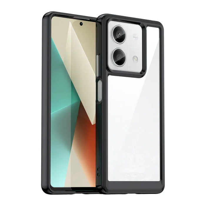 Outer Space Case with gel frame for Xiaomi Redmi Note 13 Pro+ - black - Cell phone cases and covers<<<HurtelXML