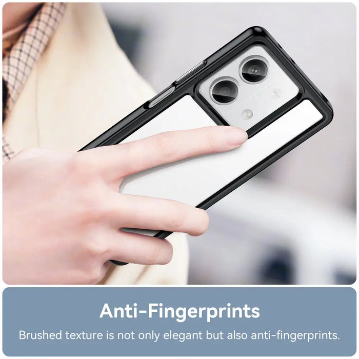 Outer Space Case with gel frame for Xiaomi Redmi Note 13 Pro+ - black - Cell phone cases and covers<<<HurtelXML