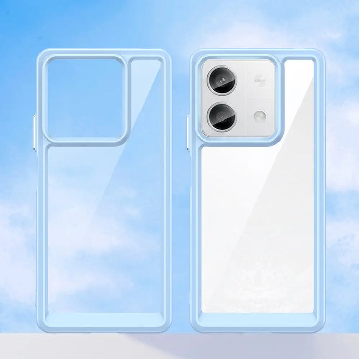 Outer Space Case with gel frame for Xiaomi Redmi Note 13 Pro - blue - Cell phone cases and covers<<<HurtelXML