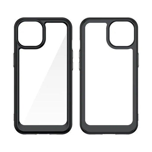 Outer Space reinforced case with flexible frame for iPhone 15 - blue - Cell phone cases and covers<<<HurtelXML