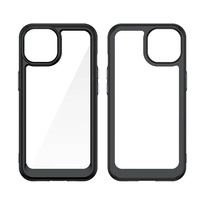 Outer Space reinforced case with flexible frame for iPhone 15 - blue - Cell phone cases and covers<<<HurtelXML