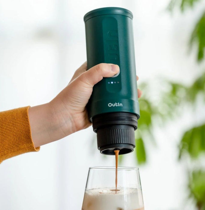 Outin Nano 7500mAh Portable Coffee Maker (Turquoise)