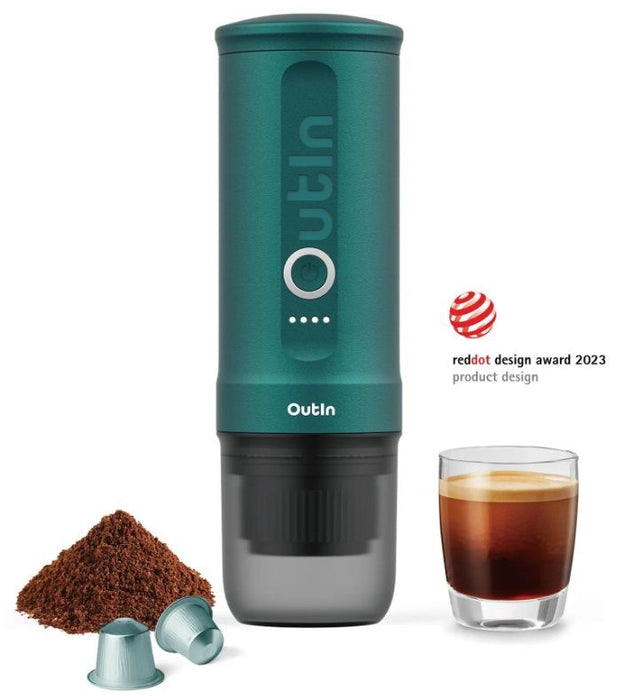 Outin Nano 7500mAh Portable Coffee Maker (Turquoise)