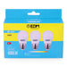 Pack of 3 LED bulbs EDM 98203 G 35 W 5 W 50 W E27 400 lm Ø 4,5 x 8 cm (6400 K) - Декорация и Осветление<<<Дом