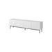 PAFOS RTV cabinet on black steel frame 200x40x60 cm white matt - TV cabinets made of furniture boardSTV-ZPM<<<TV