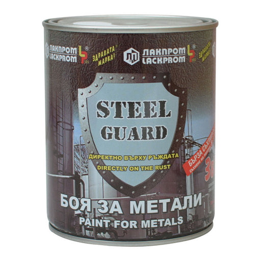 PAINT FOR METAL 3 IN 1 COLOR GREEN HAMMERSCHLAG 700 ML LACKPROM STEEL GUARD - Алкидни и водоразтворими<<<Бои за метал и