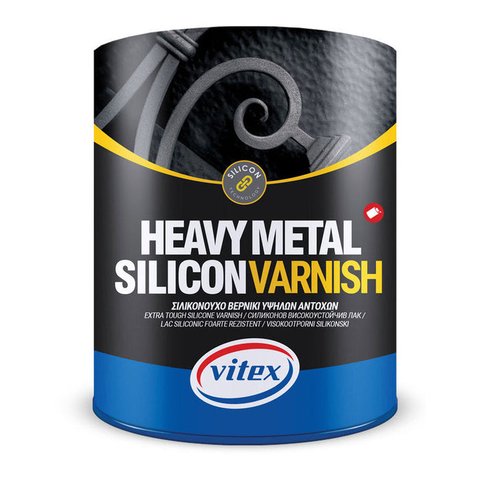PAINT FOR METAL GLOSS 750 ML VITEX HEAVY METAL SILICON - Алкидни и водоразтворими<<<Бои за метал и дърво<<<Бои и