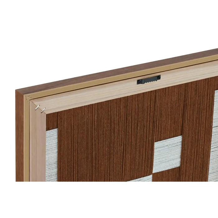 Painting 3D Home ESPRIT Cotton Fir 50 x 3 x 50 cm - Декорация и Осветление<<<Дом Градина<<<BigBuy&&&Картини и