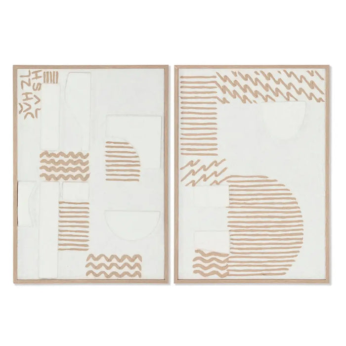 Painting 3D Home ESPRIT Paper polystyrene 50 x 2 x 70 cm 50 x 3 x 70 cm - Декорация и Осветление<<<Дом
