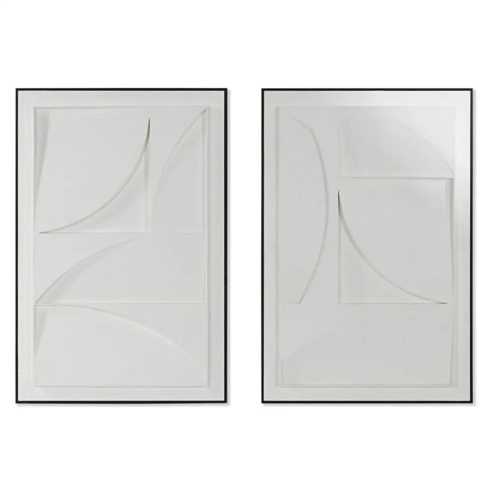 Painting 3D Home ESPRIT Plaster MDF Wood 60 x 6,5 x 90 cm - Декорация и Осветление<<<Дом Градина<<<BigBuy&&&Картини и