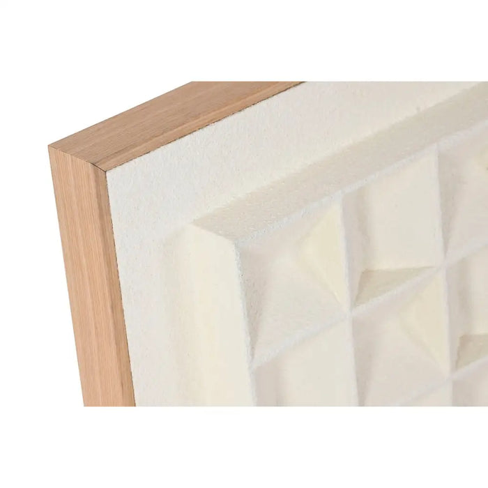 Painting 3D Home ESPRIT Plaster MDF Wood 60 x 7 x 60 cm - Декорация и Осветление<<<Дом Градина<<<BigBuy&&&Картини и