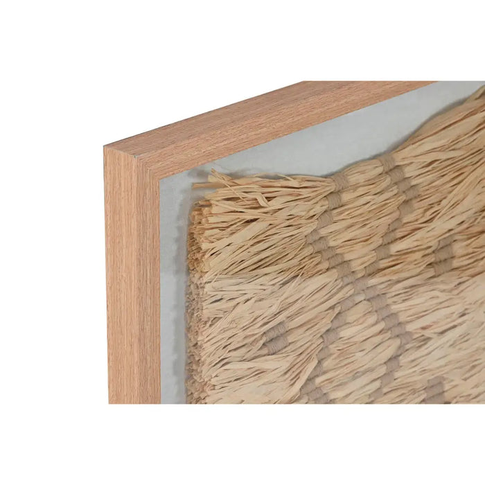 Painting 3D Home ESPRIT Raffia polystyrene 50 x 3 x 70 cm 50 x 3,5 x 70 cm - Декорация и Осветление<<<Дом