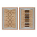 Painting 3D Home ESPRIT Raffia polystyrene 50 x 3 x 70 cm 50 x 3,5 x 70 cm - Декорация и Осветление<<<Дом