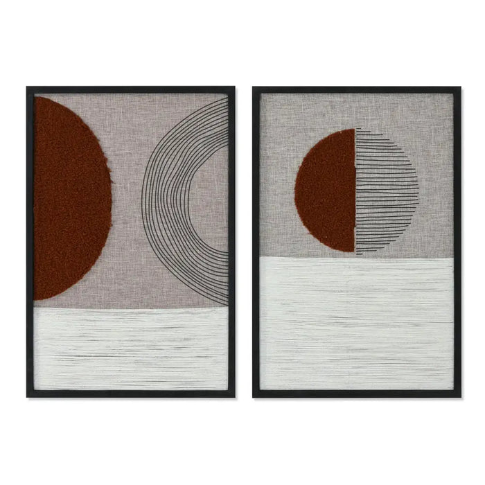 Painting 3D Home ESPRIT Velvet Fir 40 x 3 x 60 cm - Декорация и Осветление<<<Дом Градина<<<BigBuy&&&Картини и