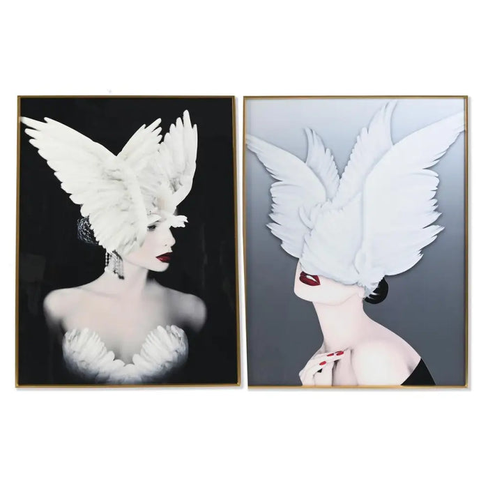 Painting DKD Home Decor Aluminium MDF Wood 60 x 3 x 80 cm - Декорация и Осветление<<<Дом Градина<<<BigBuy&&&Картини и