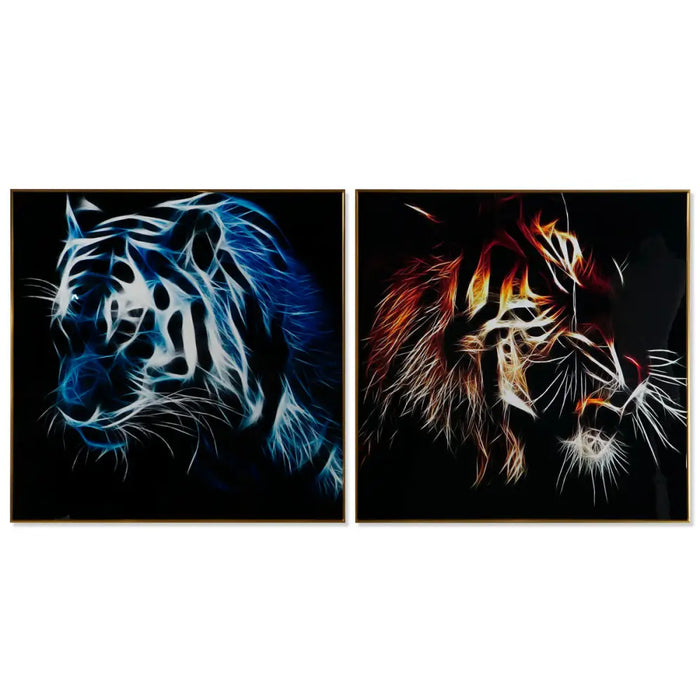 Painting DKD Home Decor Aluminium MDF Wood 80 x 3 x 80 cm - Декорация и Осветление<<<Дом Градина<<<BigBuy&&&Картини и