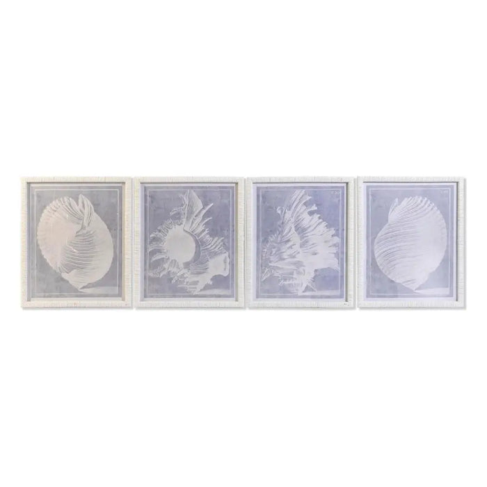 Painting DKD Home Decor Crystal Rattan 50 x 2 x 60 cm 50 x 60 x 2,5 cm Snail - Декорация и Осветление<<<Дом