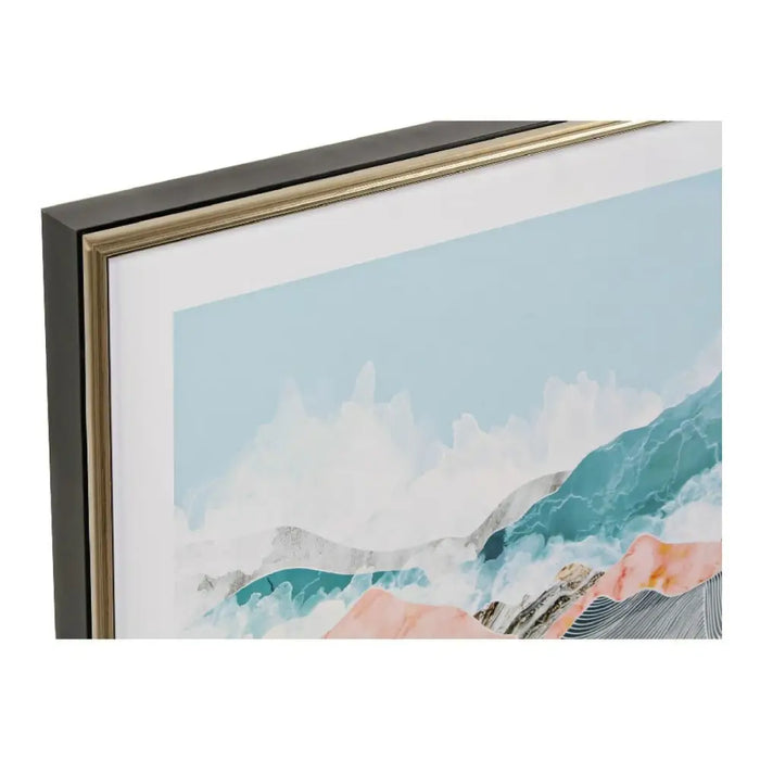 Painting DKD Home Decor Oriental Moutain 70 x 4 x 70 cm (3 Pieces) - Декорация и Осветление<<<Дом