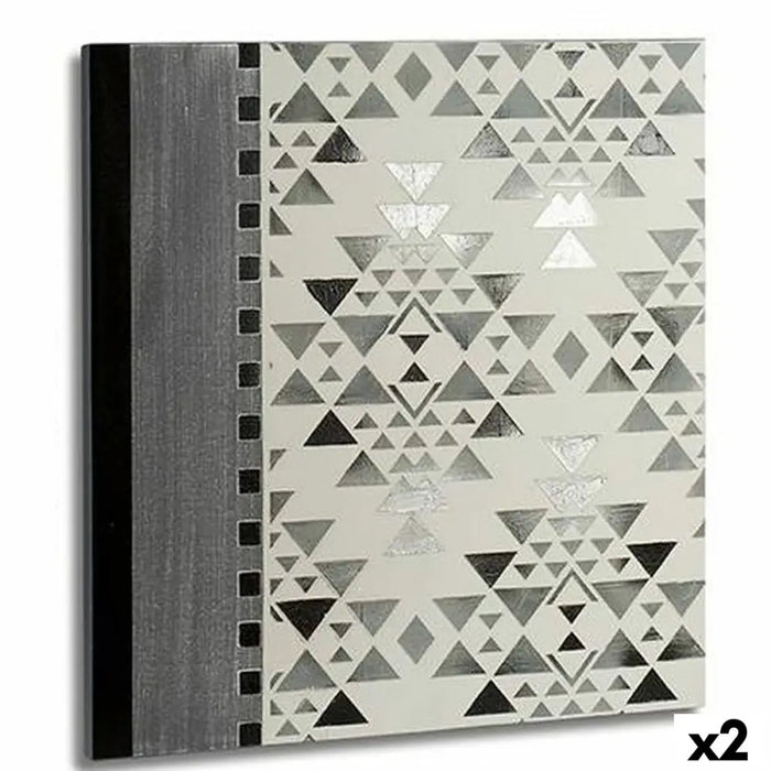 Painting Gift Decor 78 x 2,5 x 78 cm Ethnic (2 Units) - Декорация и Осветление<<<Дом Градина<<<BigBuy&&&Картини и