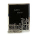 Painting Gift Decor Black Silver 2,5 x 50,5 x 40,5 cm Panel 144 Letters (12 Units) - Декорация и Осветление<<<Дом