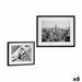 Painting Gift Decor Black Wood Glass Building 43 x 3 x 53 cm (6 Units) - Декорация и Осветление<<<Дом