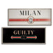 Painting Gift Decor GUILTY MILAN White Black Beige Cream Particleboard 2 x 46 x 121 cm (4 Units) - Декорация и