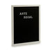 Painting Gift Decor White Black 2,5 x 50,5 x 40,5 cm Panel 144 Letters (12 Units) - Декорация и Осветление<<<Дом