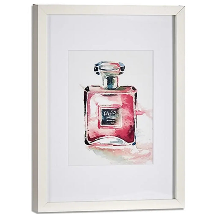 Painting Gift Decor Yellow Blue White Red Glass Particleboard Perfume 33 x 3 x 43 cm (6 Units) - Декорация и