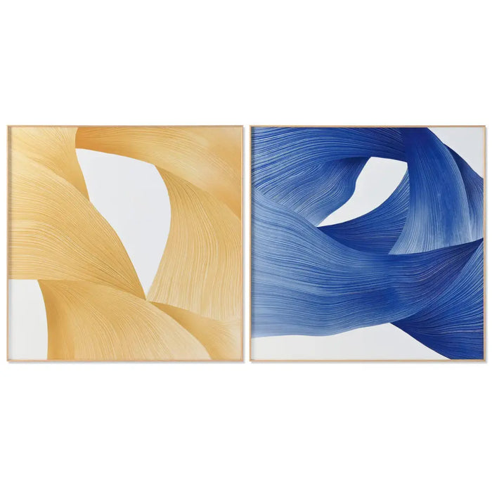 Painting Home ESPRIT Aluminium MDF Wood 120 x 3,5 x 120 cm - Декорация и Осветление<<<Дом Градина<<<BigBuy&&&Картини и
