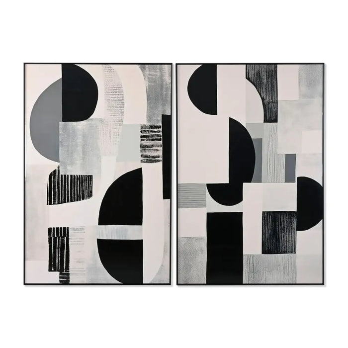 Painting Home ESPRIT Aluminium MDF Wood 80 x 3,5 x 120 cm - Декорация и Осветление<<<Дом Градина<<<BigBuy&&&Картини и