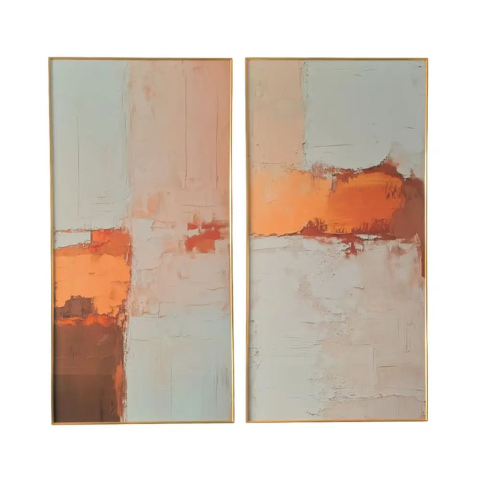 Painting Home ESPRIT Aluminium MDF Wood 80 x 3,5 x 160 cm - Декорация и Осветление<<<Дом Градина<<<BigBuy&&&Картини и
