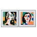 Painting Home ESPRIT Aluminium MDF Wood 80 x 3,5 x 80 cm - Декорация и Осветление<<<Дом Градина<<<BigBuy&&&Картини и