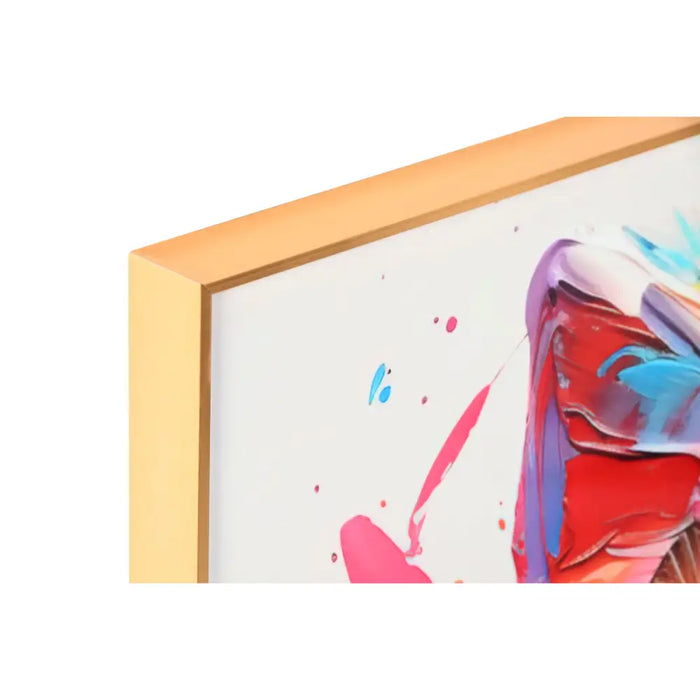 Painting Home ESPRIT Aluminium MDF Wood 80 x 3,5 x 80 cm - Декорация и Осветление<<<Дом Градина<<<BigBuy&&&Картини и