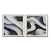 Painting Home ESPRIT Aluminium MDF Wood 80 x 3,5 x 80 cm - Декорация и Осветление<<<Дом Градина<<<BigBuy&&&Картини и