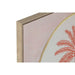 Painting Home ESPRIT Beige Coral Palms Colonial 60 x 2,5 x 60 cm (2 Units) - Декорация и Осветление<<<Дом
