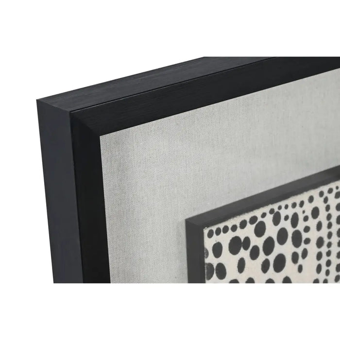 Painting Home ESPRIT Black Red Modern 75 x 4 x 100 cm (2 Units) - Декорация и Осветление<<<Дом