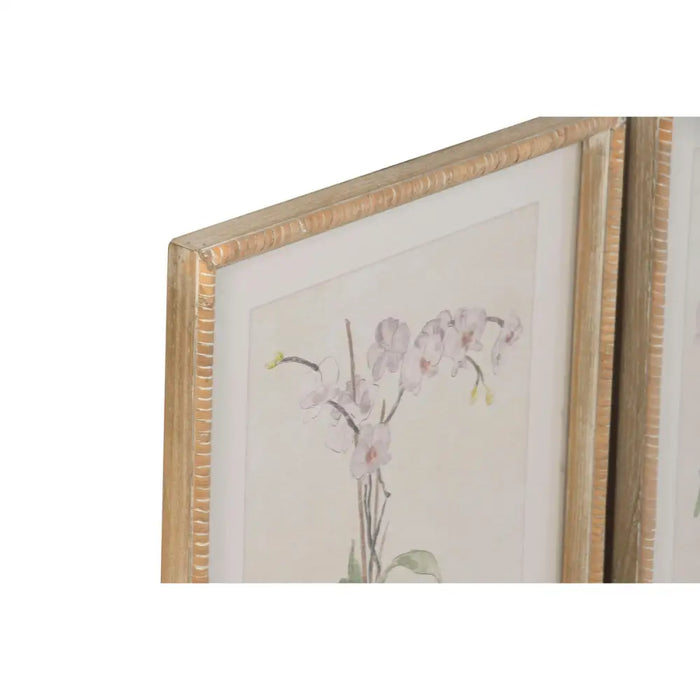 Painting Home ESPRIT Blue White Oriental 35 x 2,5 x 45 cm (4 Units) - Декорация и Осветление<<<Дом