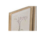Painting Home ESPRIT Blue White Oriental 35 x 2,5 x 45 cm (4 Units) - Декорация и Осветление<<<Дом