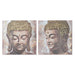 Painting Home ESPRIT Buddha Oriental 100 x 3 x 100 cm (2 Units) - Декорация и Осветление<<<Дом