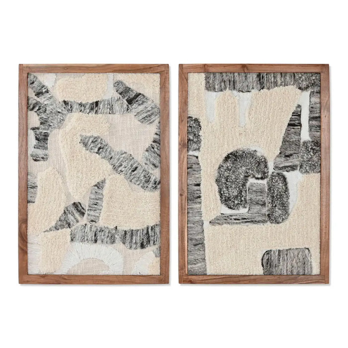 Painting Home ESPRIT Cotton Acacia 43 x 3 x 63 cm - Декорация и Осветление<<<Дом Градина<<<BigBuy&&&Картини и