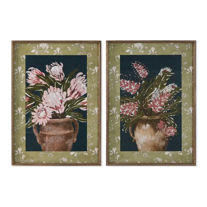 Painting Home ESPRIT Crystal Fir MDF Wood 50 x 2,5 x 70 cm - Декорация и Осветление<<<Дом Градина<<<BigBuy&&&Картини и